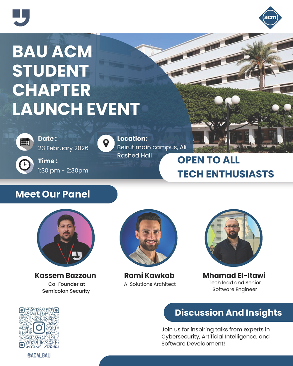 BAU ACM Student Chapter Launch Event